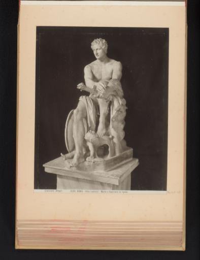 Sculpture of the Ares Ludovisi in the Villa Boncompagni Ludovisi at Rome
