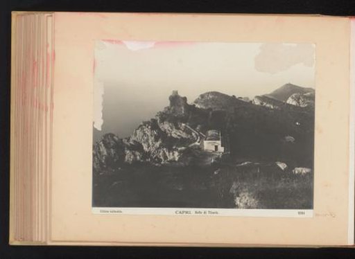 View of the Salto di Tiberio at Capri