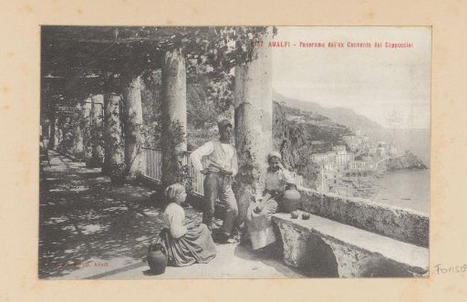 Colonnade of the Capuchin monastery at Amalfi