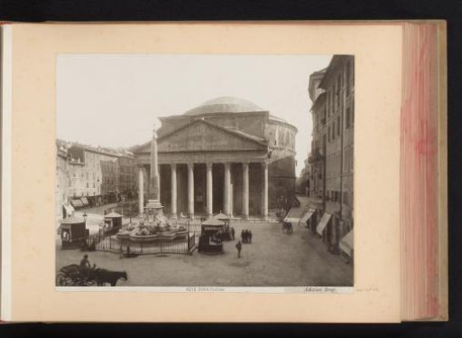 Facade of the Pantheon in Rome
