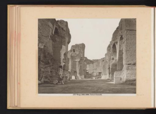 Ruins of the Baths of Caracalla in Rome