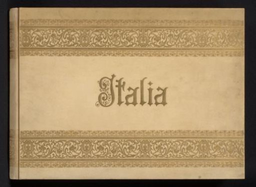Photo album with views of sights and works of art in Italy