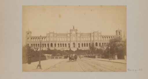 View of the Maximilianeum in Munich