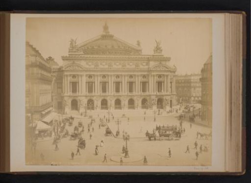 View of the Opéra Garnier in Paris