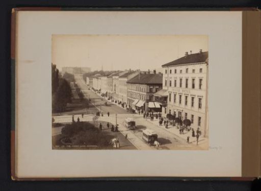 View of the Karl Johans gate in Christiania
