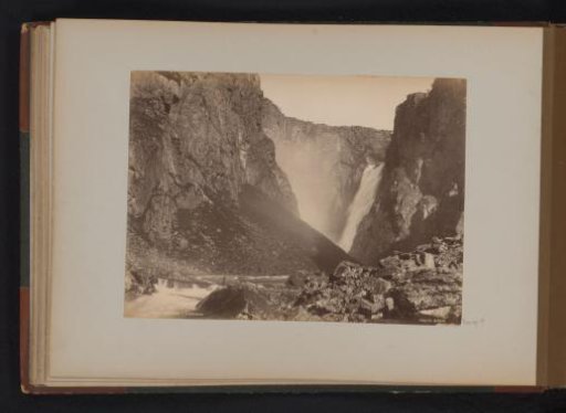 View of the Vøringfossen waterfall in Hordaland