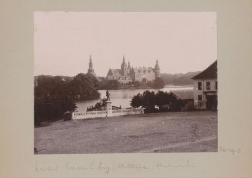 Frederiksborg Castle, seen across a lake