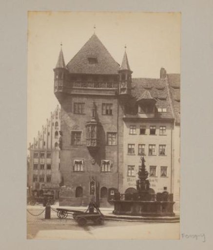 View of the Nassauer Haus in Nuremberg