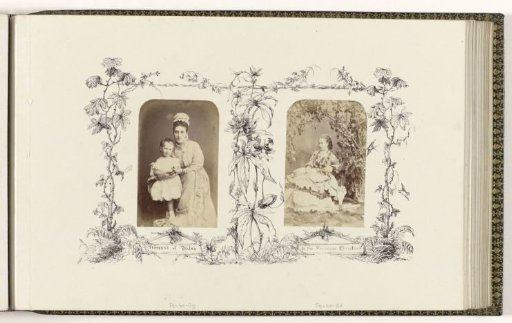 Portrait of Alexandra, Princess of Wales, with child