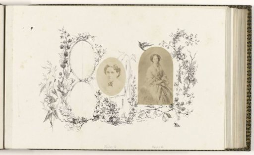 Photoreproduction of a painted portrait of Maria Alexandrovna, Empress of Russia