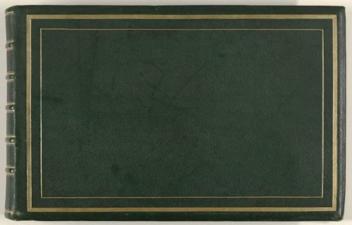English photo album with 98 photos and drawn album pages