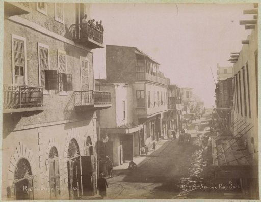 View of Rue Colmar in Suez