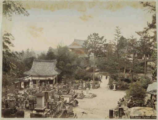 Kurodani Cemetery near Kyoto