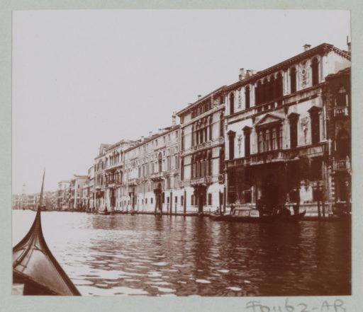 Canal Grande with palaces in Venice