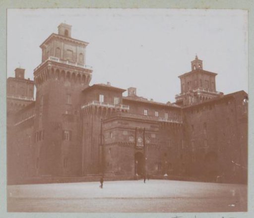 Building with two towers, presumably in Northern Italy