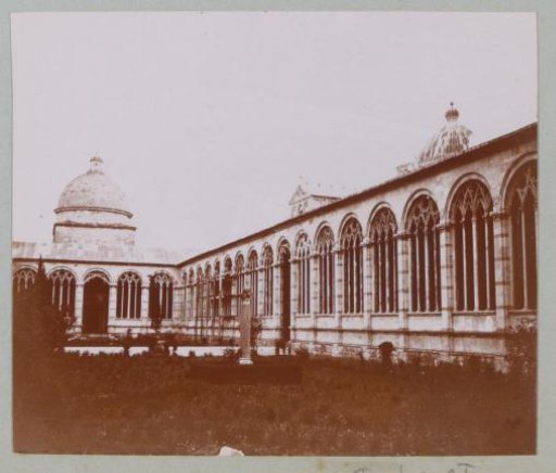 Courtyard of the Camposanto Monumentale in Pisa