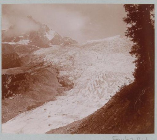 View of a Glacier in the Alps