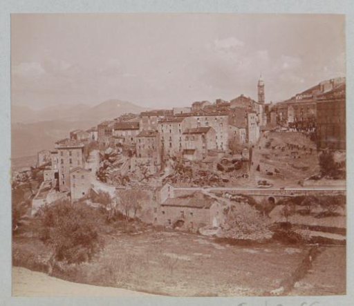 View of a Mountain Village, Probably on Corsica