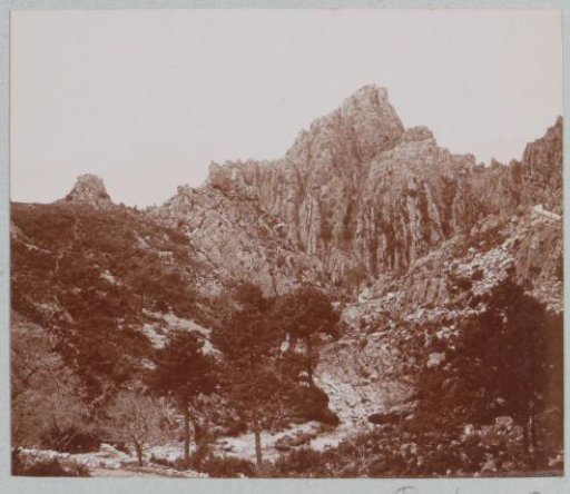 Rocky mountain, probably in Corsica