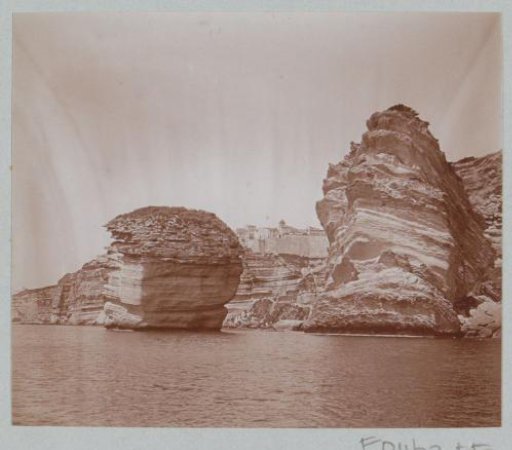 View of the cliffs at Bonifacio on Corsica