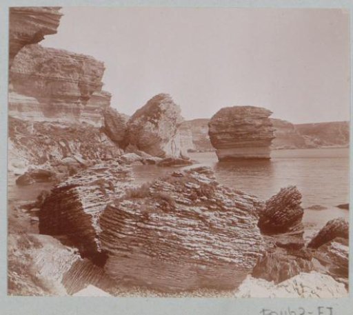 View of the cliffs at Bonifacio on Corsica