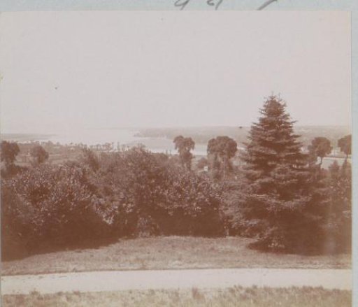 View of a River in France with Trees in the Foreground
