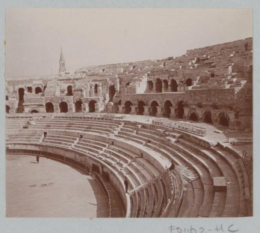 Interior of the Arena of Nîmes