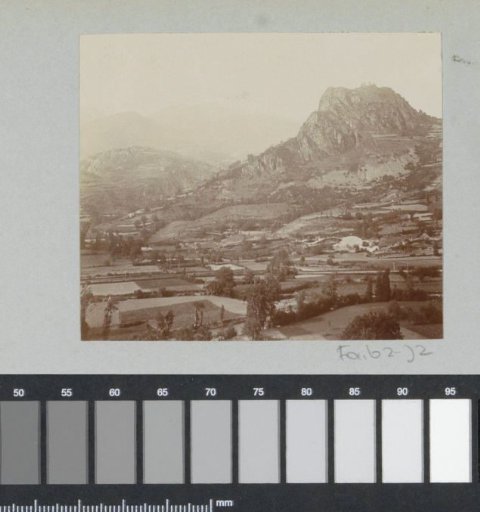 View of a mountain, probably near Tarascon-sur-Ariège
