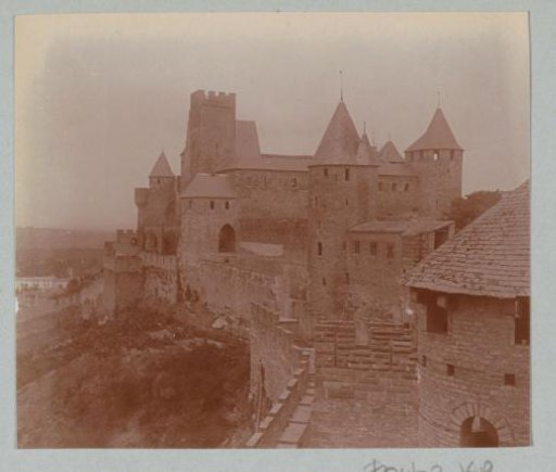 View of a castle, probably in France