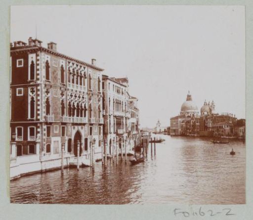 Canal Grande with Palazzo Cavalli and Santa Maria della Salute in Venice