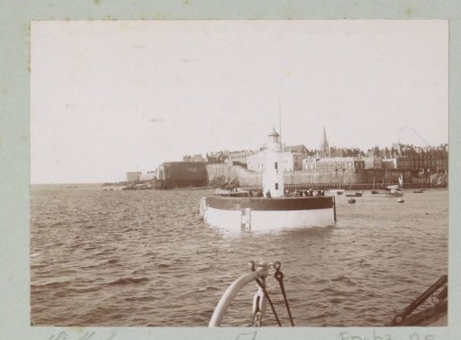 View of Saint-Malo from the sea