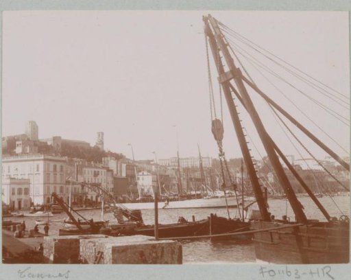 View of the harbor of Cannes