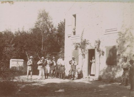 Hunting Party, Probably in Central France