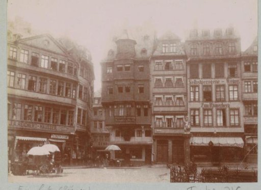 Houses on the Römerberg in Frankfurt am Main