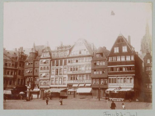 Houses on the Römerberg in Frankfurt am Main