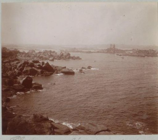 View of the coast of Ploumanach