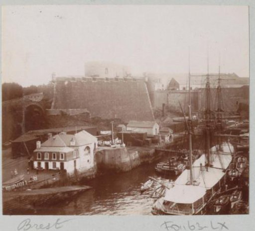 View of the Harbour and the Castle of Brest