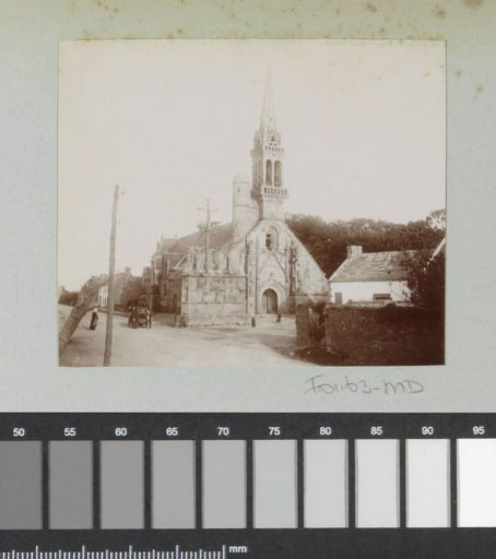 Church on the Road between Audierne and Douarnenez in Brittany