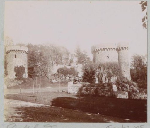 View of the Château-Dauphin in Pontgibaud