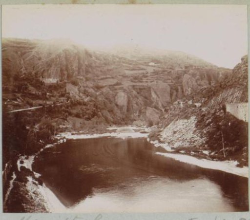 View of the river at Monistrol-d'Allier