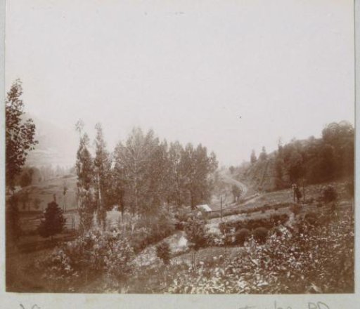 Landscape with railway at Vic-sur-Cère