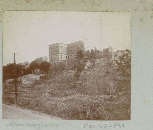 View of the Abbey of Montmajour near Arles