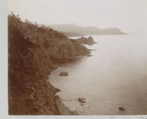 View of the coast near (probably) Carqueiranne