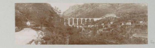 View of a Viaduct near Pont du Loup