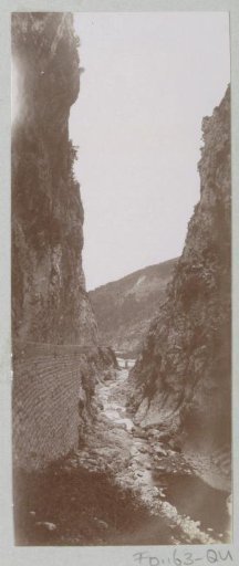 Gorge, Probably near L'Escarène