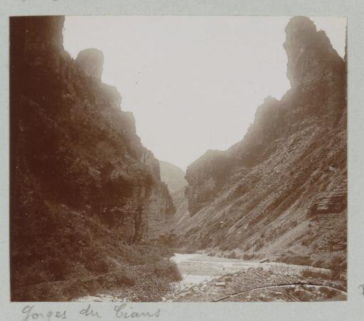 Gorge in the Gorges du Cians in the Alpes-Maritimes