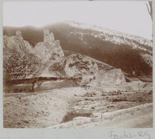 Mountain Landscape, Probably the Gorges du Cians in the Alpes-Maritimes