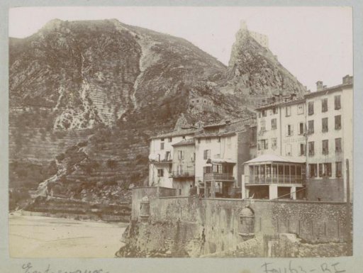 View of the Mountain Village of Entrevaux