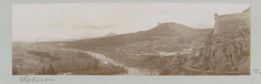 View of Sisteron and the Durance