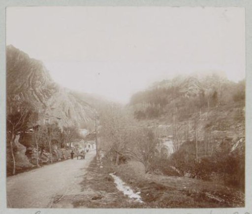 Road Through a Gorge Near Sisteron